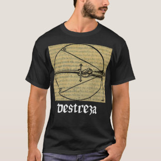 T-shirt Destreza Carranza Rapier Plate Historique Europe