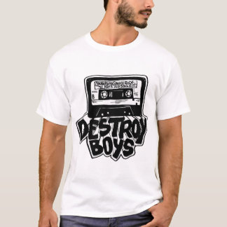 T-shirt Destroy Boys Cassette Punk, Garage Rock Destroy Bo