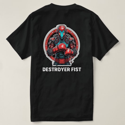 T-shirt Destroyer fist (Design dos)