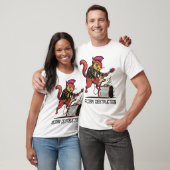 T-shirt "Destruction de glands" Graphique de Squirrel Punk (Unisexe)