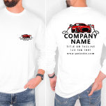 T-shirt Détail automatique Logo Laveur de voiture mobile L<br><div class="desc">Montrez votre marque avec le logo Auto Detailing Mobile Car Wash Logo Long Sleeve T-Shirt, conçu pour les professionnels de l'industrie du lavage et de l'auto. Doté de votre logo personnalisé et d'un design rouge audacieux, ce chemisier à manches longues offre un aspect élégant et professionnel qui aide votre équipe...</div>
