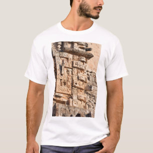 T-shirt Détail de pyramide de magicien, Yucatan, Mexique