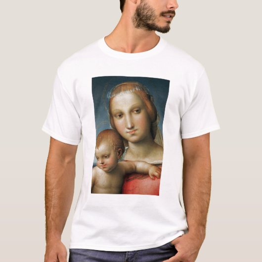 T-shirt Détail de <Virgin and Child> Attribué à Rapha (Devant)