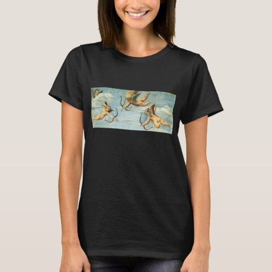 T-shirt Détail des anges du Triomphe de Galatée par Raphaë (Devant)