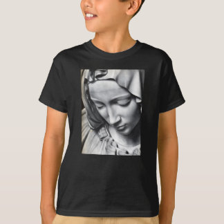 T-shirt Détail du Pieta de Michaël Angelo du visage de