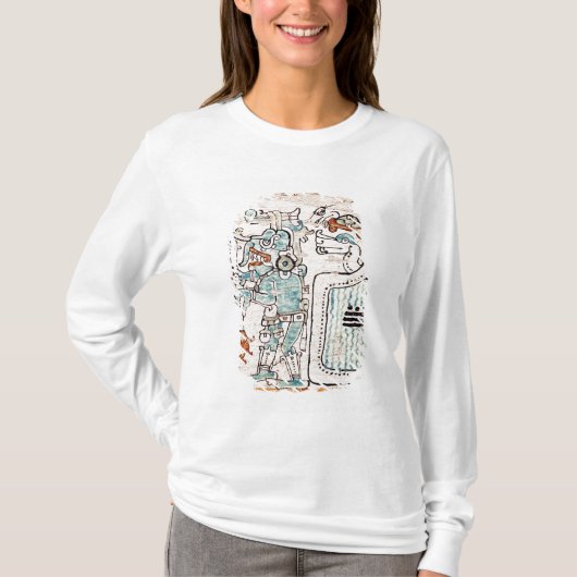 T-shirt Détail d'un codex maya (Devant)