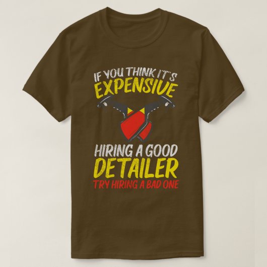 T-shirt Détaillant auto (Design devant)