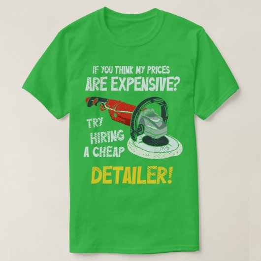T-shirt Détaillant auto (Design devant)