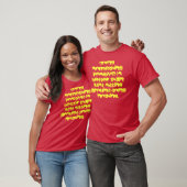 T-shirt Détails dans la structure (Unisexe)