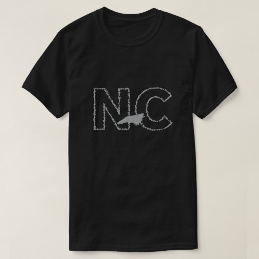 T-shirt d'état de la Caroline du Nord OR (Design devant)