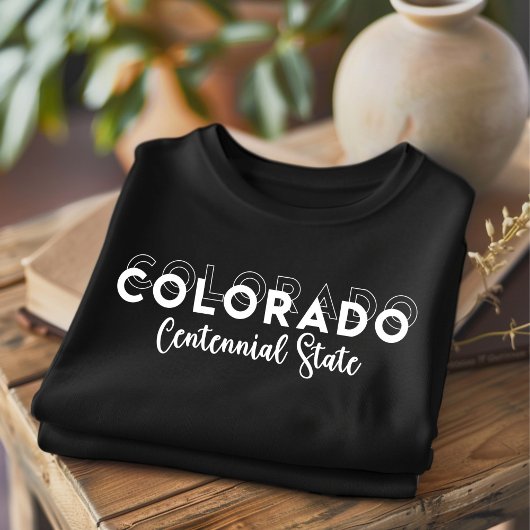 T-shirt d'état tendance du Colorado Centennial