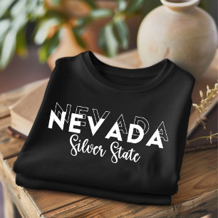 T-Shirt d'état tendance Nevada Silver