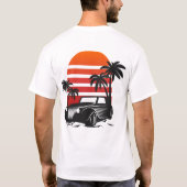 t-shirt d'été de voiture classique (Dos)