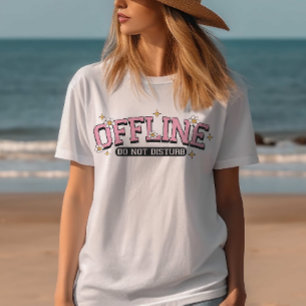 T-shirt d'été, mignonne, Hors ligne Ne pas dérange