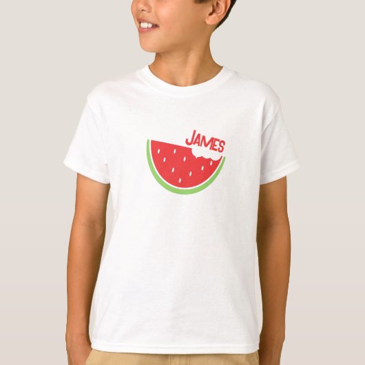 T-Shirt d'été personnalisé pastèque (Devant)