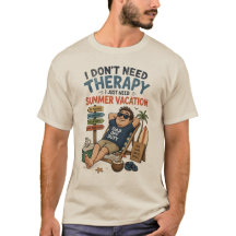T-shirt d'été pour papa en vacances
