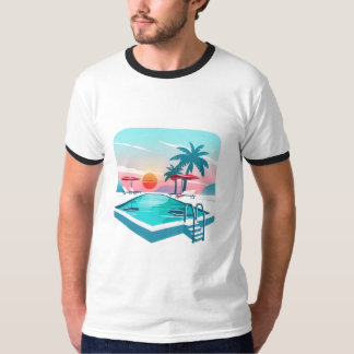 t-shirt d'été rétro