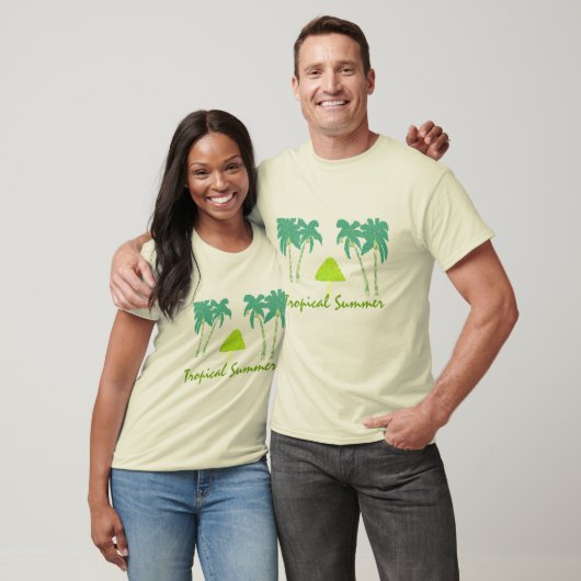 T-shirt d'été tropical (Unisexe)