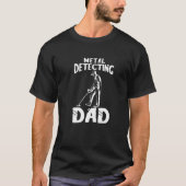 T-shirt Détecteur de père père détecteur de métal mâle Dét (Devant)