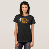 T-shirt Détecteurs de métaux Détection de métaux Pro (Devant entier)