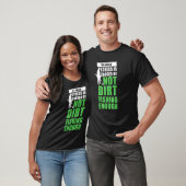T-shirt détecteurs de métaux pêche dans la boue (Unisexe)