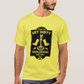 T-shirt Détection de métaux usés (Devant)