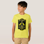 T-shirt Détection de métaux usés (Devant entier)
