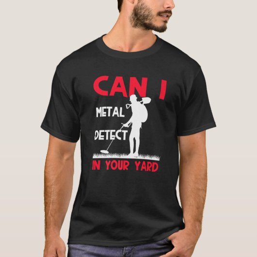 T-shirt Détection des métaux Chasse au trésor Détectoriste (Devant)