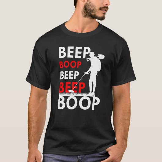 T-shirt Détection des métaux Chasse au trésor Détectoriste (Devant)