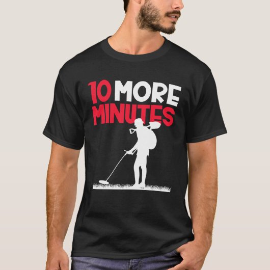 T-shirt Détection des métaux Chasse au trésor Détectoriste (Devant)