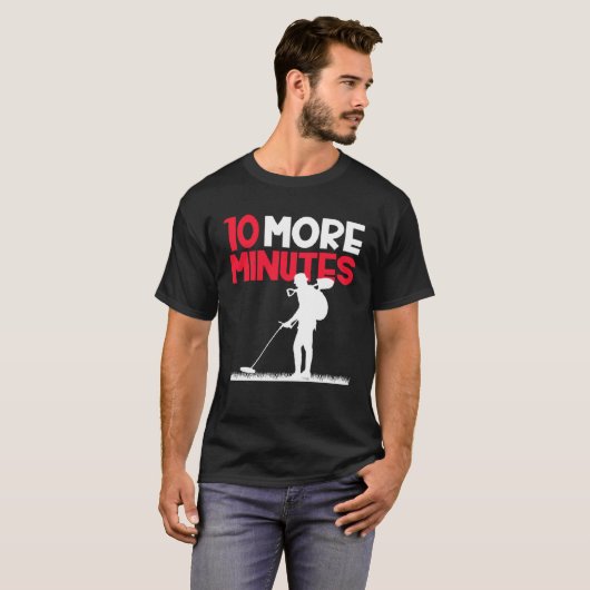 T-shirt Détection des métaux Chasse au trésor Détectoriste (Devant entier)