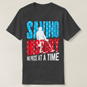 T-shirt Détection des métaux Chasse au trésor Détectoriste (Design devant)