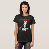 T-shirt Détection des métaux Chasse au trésor Détectoriste (Devant entier)