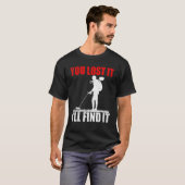 T-shirt Détection des métaux Chasse au trésor Détectoriste (Devant entier)