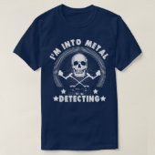 T-shirt Détection des métaux Chasse au trésor Détectoriste (Design devant)