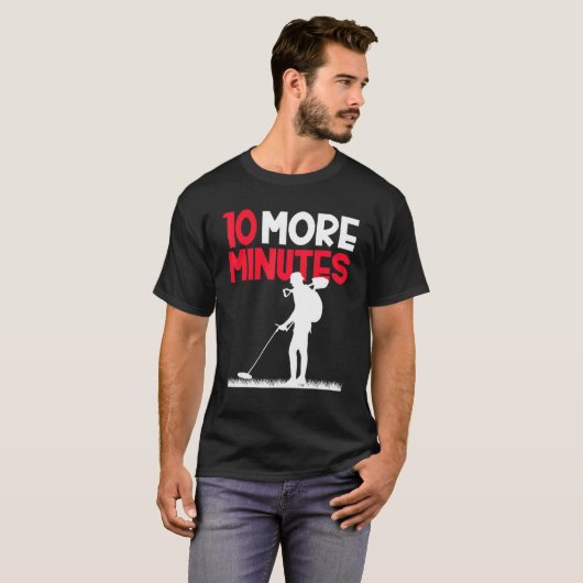 T-shirt Détection des métaux Chasse au trésor Détectoriste (Devant entier)