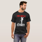 T-shirt Détection des métaux Chasse au trésor Détectoriste (Devant entier)