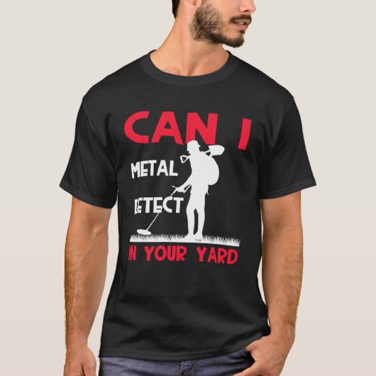 T-shirt Détection des métaux Chasse au trésor Détectoriste (Devant)