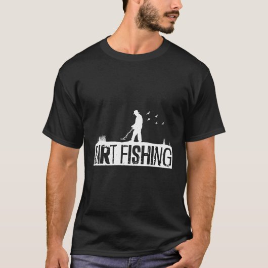 T-shirt Détection des métaux de la pêche directe Détection (Devant)