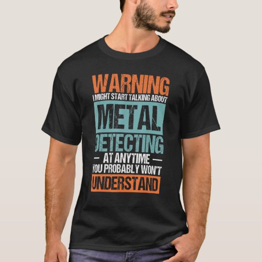 T-shirt Détection des métaux Détection Oscillateur Diset C (Devant)