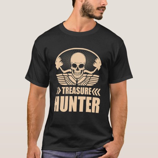 T-shirt Détection des métaux Détectoriste Détecteur des mé (Devant)