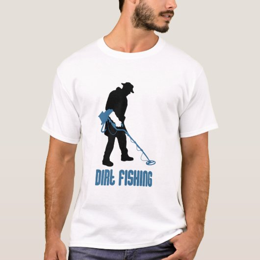 T-shirt Détection des métaux - Pêche au sec (Devant)