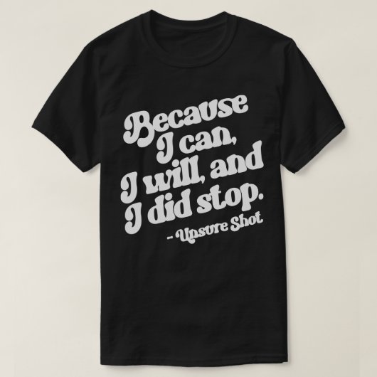 T-shirt Détection incertaine (Design devant)