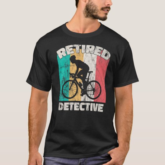 T-shirt Détective à la retraite (Devant)