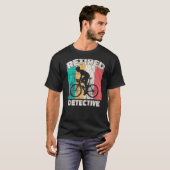 T-shirt Détective à la retraite (Devant entier)
