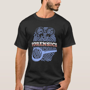 T-shirt Détective de la criminalistique Détective de la dé