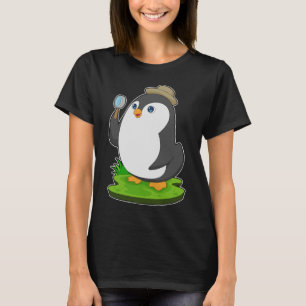 T-shirt Détective de pingouin