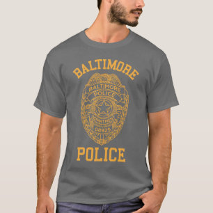 T-shirt détective du Maryland de police de Baltimore