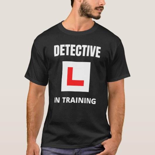 T-shirt Détective en formation (Devant)