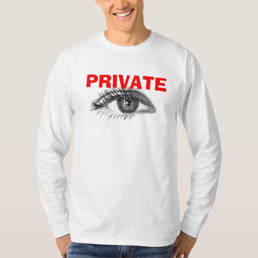 T-shirt Détective privé (Devant)